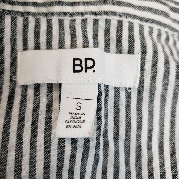 Nordstrom's BP striped blouse with epaulets - Picture 4 of 7